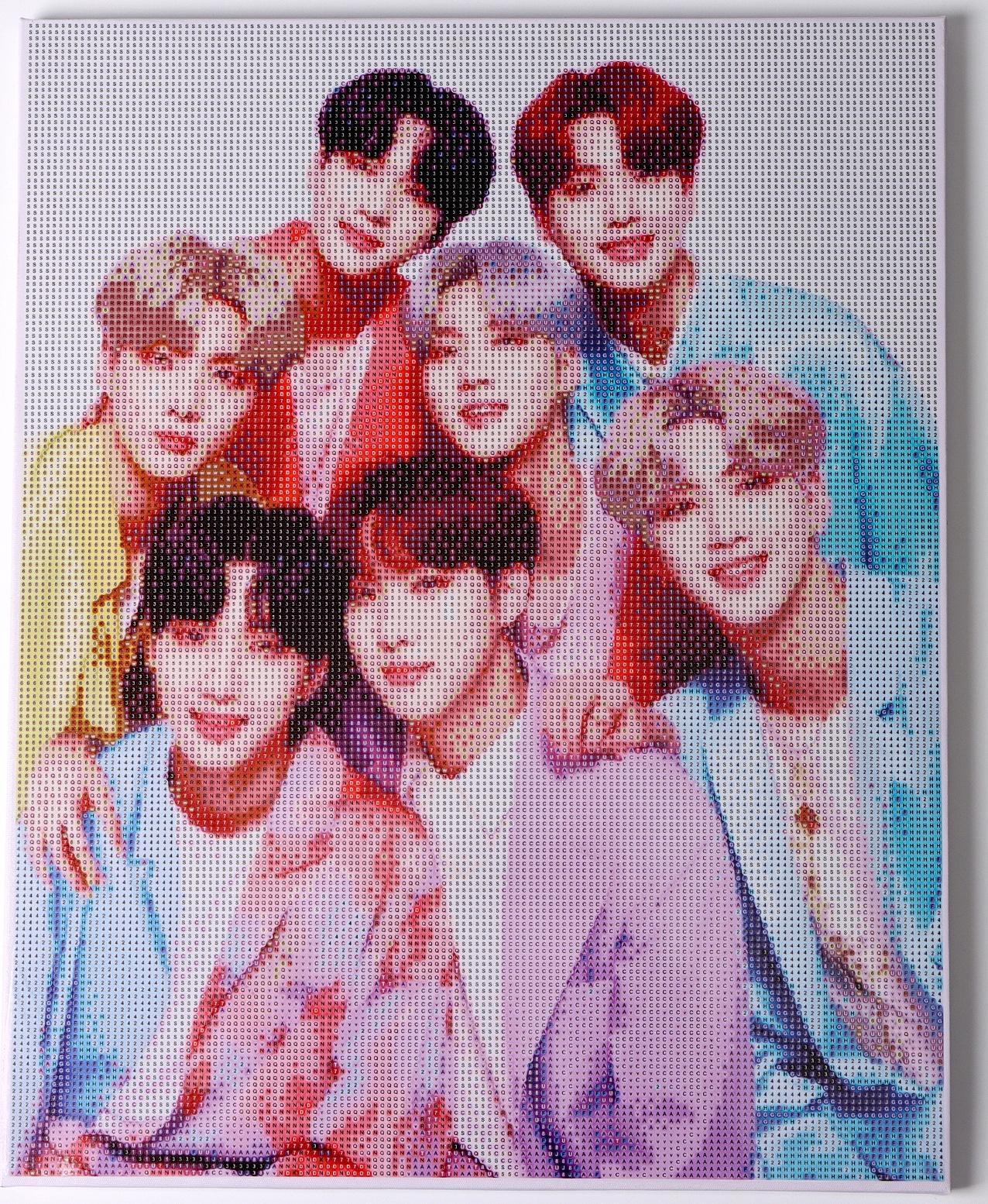 Алмазная мозаика с полным заполнением на холсте с подрамником «K-POP», 40 х 50 см