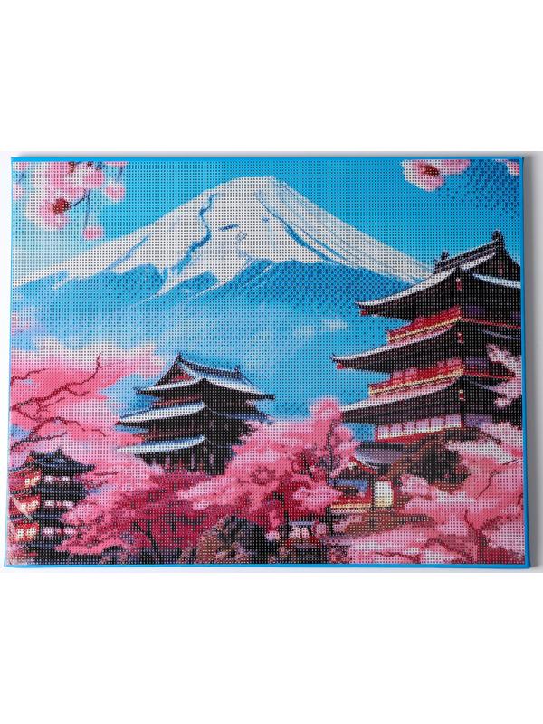Алмазная мозаика с полным заполнением на холсте с подрамником «Япония», 40 х 50 см