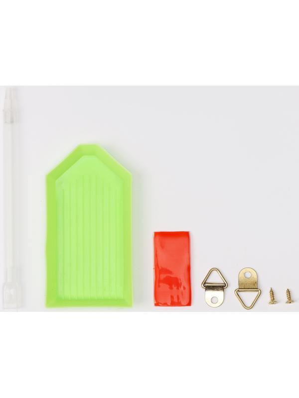 Алмазная мозаика с полным заполнением на холсте с подрамником «Веселые животные», 40 х 50 см