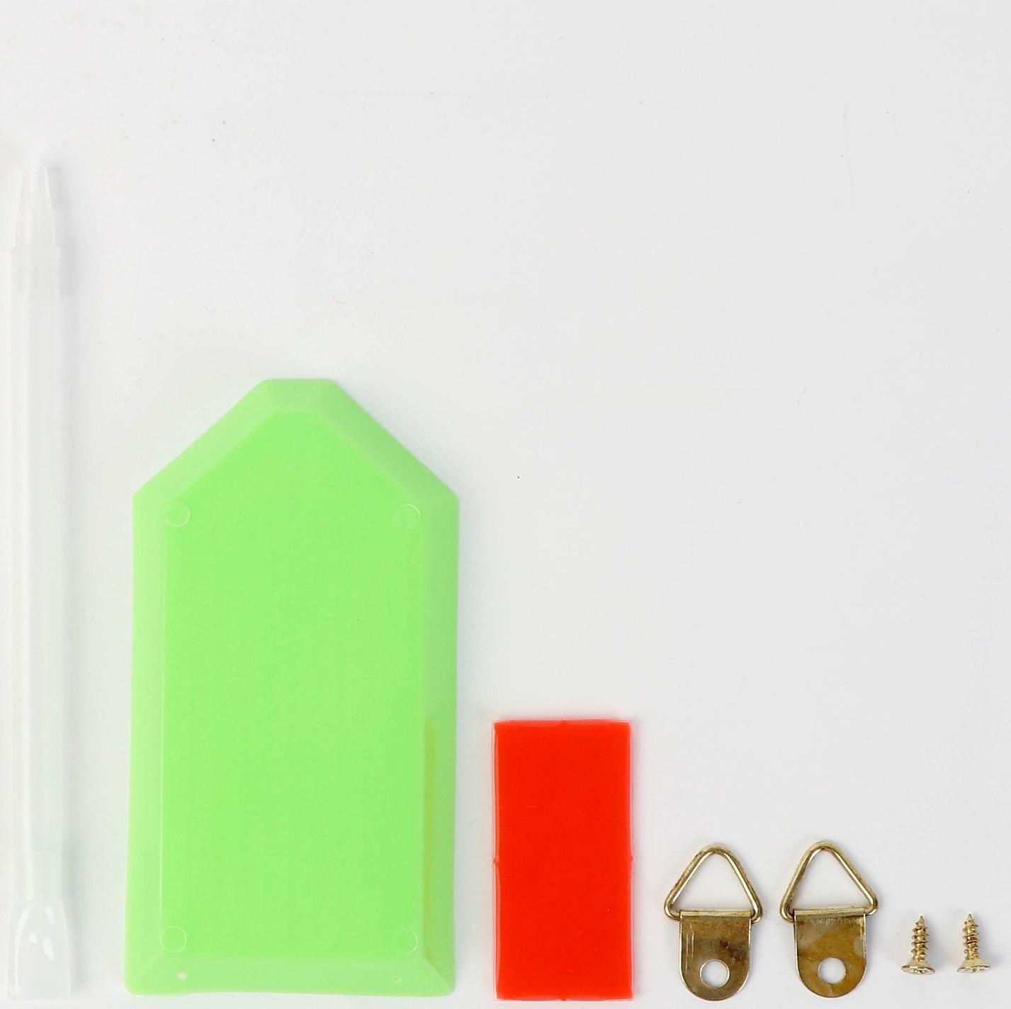 Алмазная мозаика с полным заполнением на холсте с подрамником «Церковь», 40 х 50 см