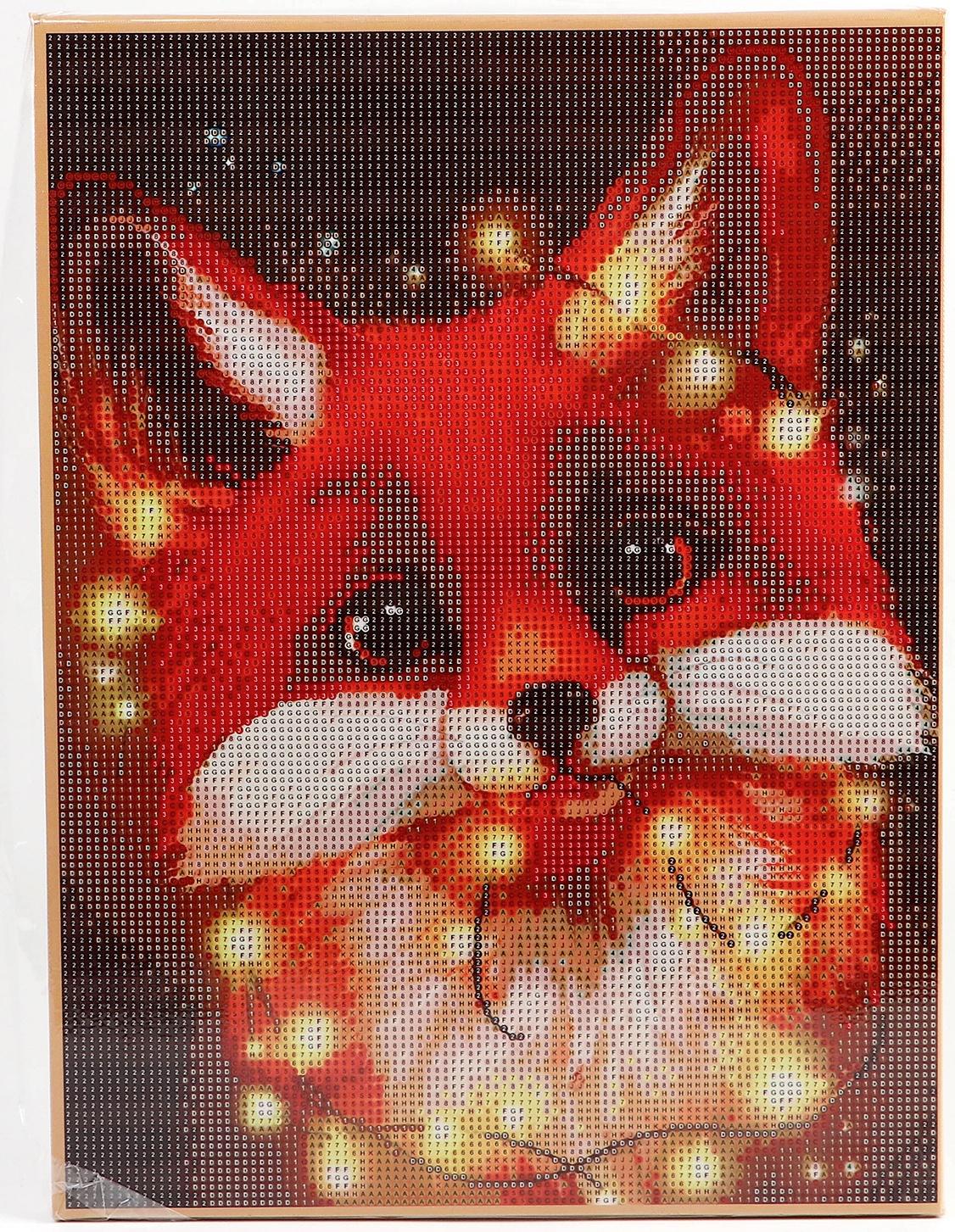 Алмазная мозаика с полным заполнением на холсте с подрамником «Лисенок», 30 х 40 см