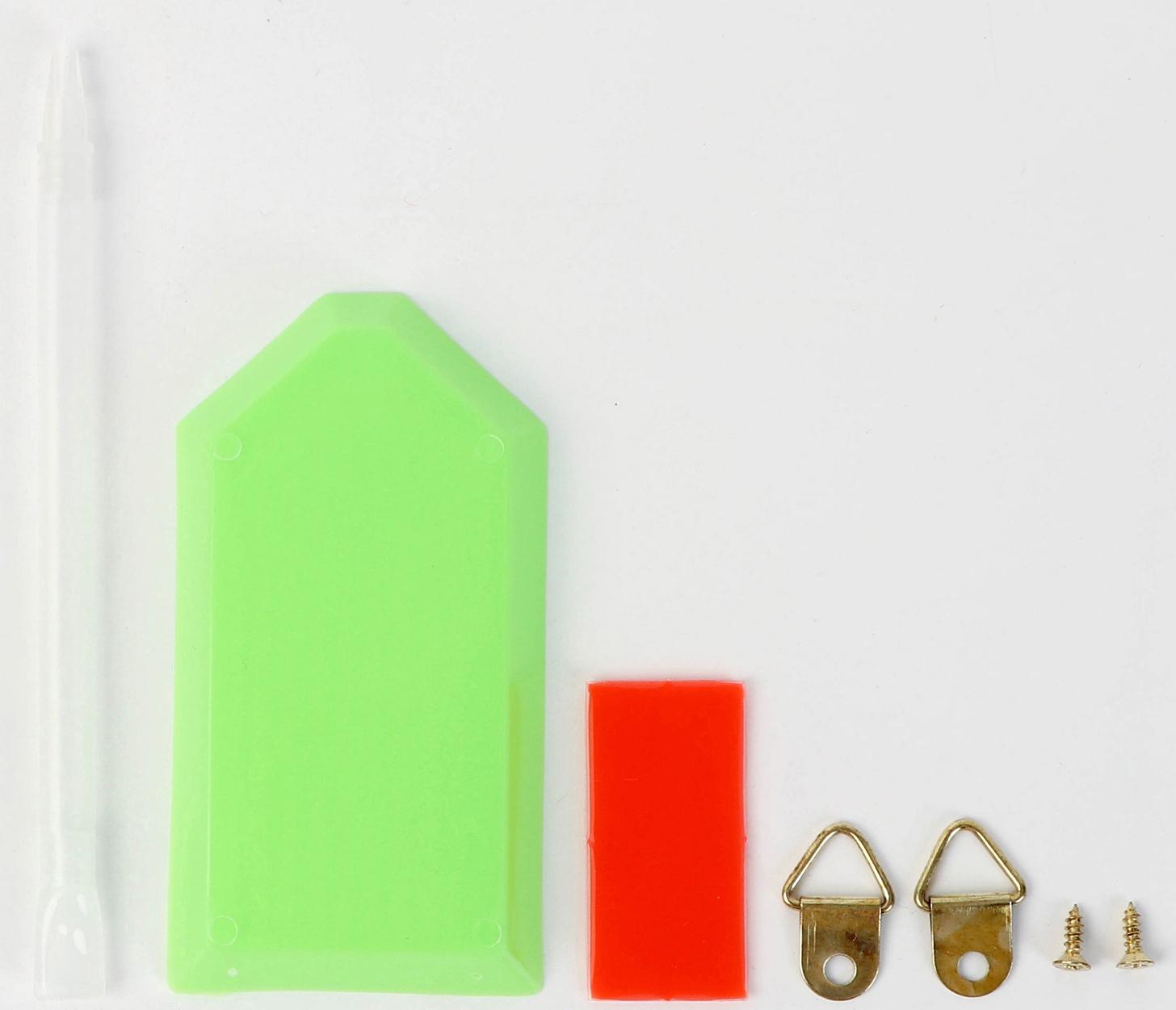 Алмазная мозаика с полным заполнением на холсте с подрамником «Лисенок», 30 х 40 см