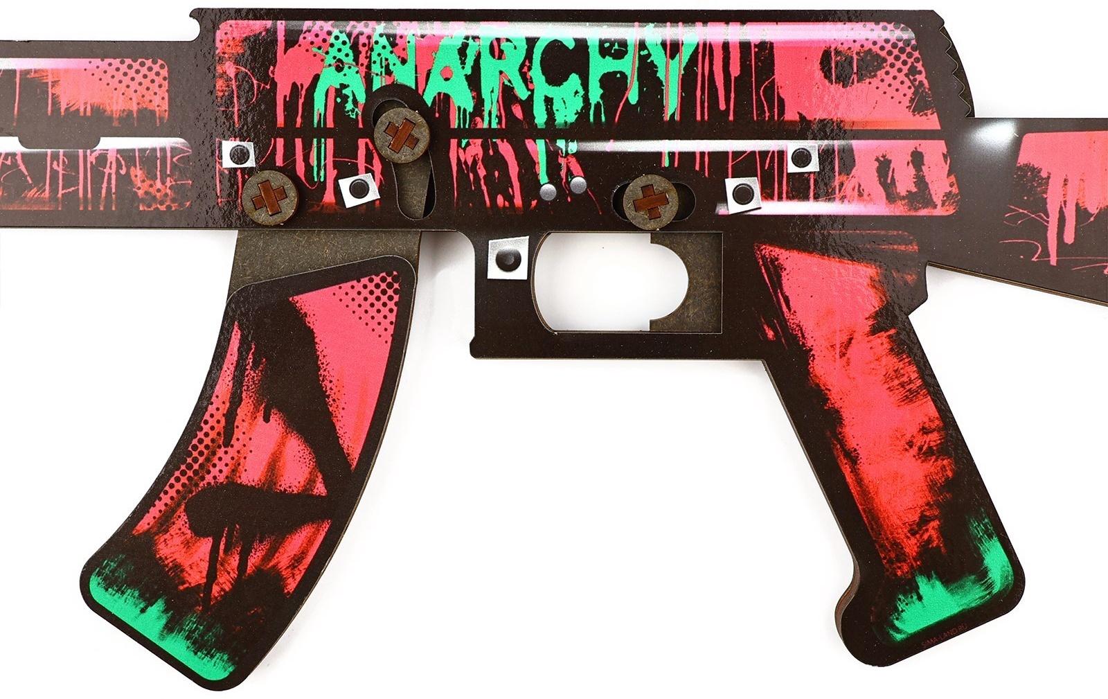 Деревянное оружие, детское сувенирное «Яркий», автомат, пистолет, керамбит, набор 3 шт