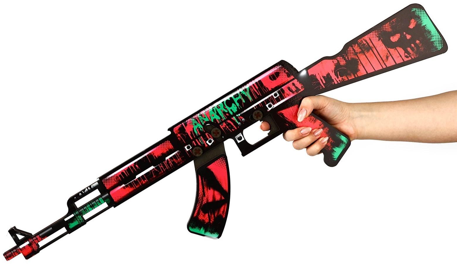 Деревянное оружие, детское сувенирное «Яркий», автомат, пистолет, керамбит, набор 3 шт