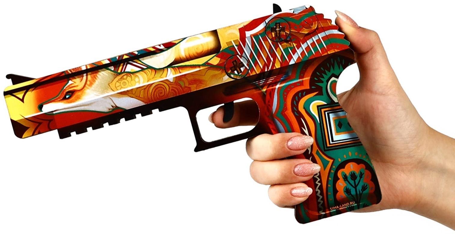 Деревянное оружие, детское сувенирное «Яркий», автомат, пистолет, керамбит, набор 3 шт