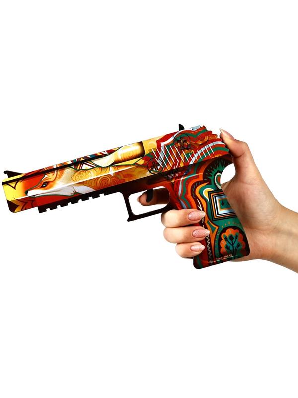 Деревянное оружие, детское сувенирное «Яркий», автомат, пистолет, керамбит, набор 3 шт