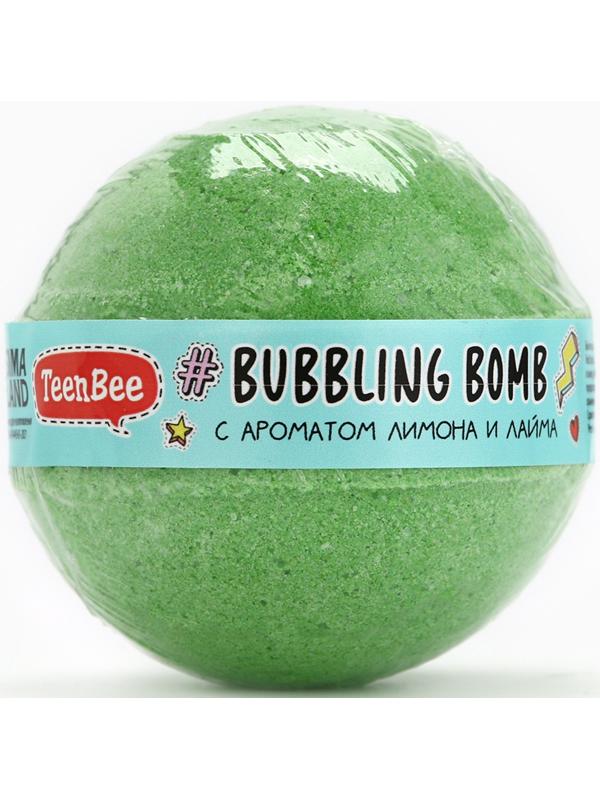 Бомбочка для ванны, 130 г, аромат лимона и лайма, TeenBee