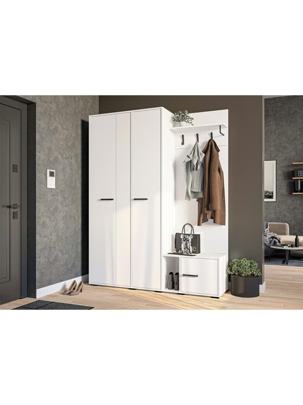 Прихожая Моника-3 1650х430х2100 белая
