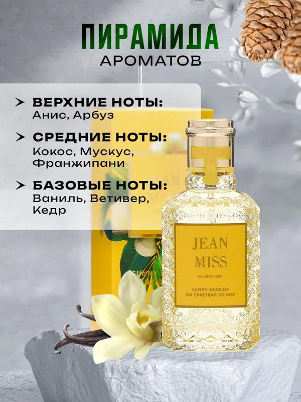 Туалетная вода унисекс Auqua Clologne Intense Sunny Seaside on Zanzibar Island, 50 мл