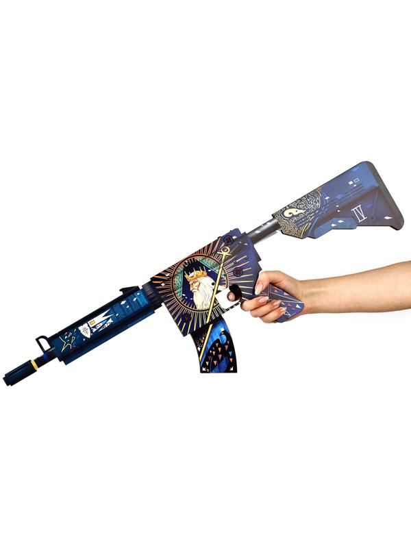 Деревянное оружие, детское сувенирное «Император», автомат, пистолет, нож охотничий, набор 3 шт