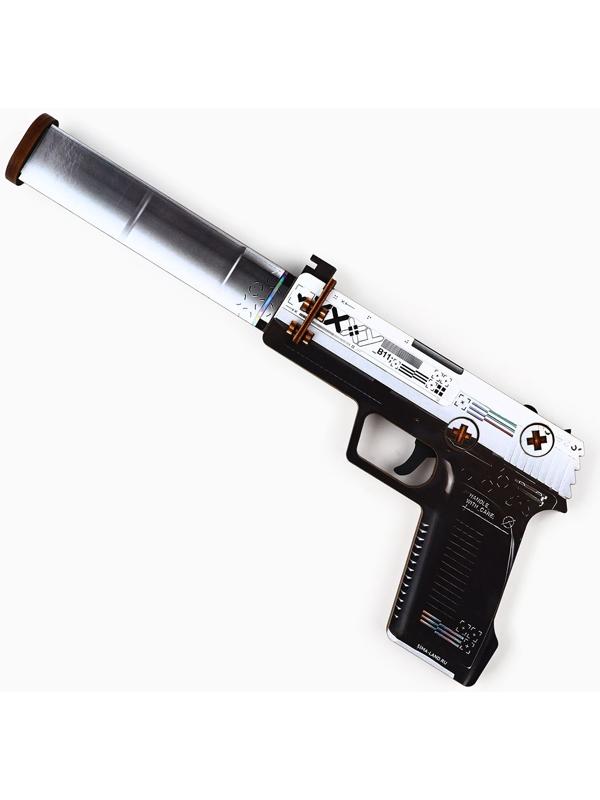 Деревянное оружие, детское сувенирное «Император», автомат, пистолет, нож охотничий, набор 3 шт