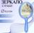 Зеркало с ручкой, двустороннее, с увеличением, d зеркальной поверхности 12,5 см, цвет синий