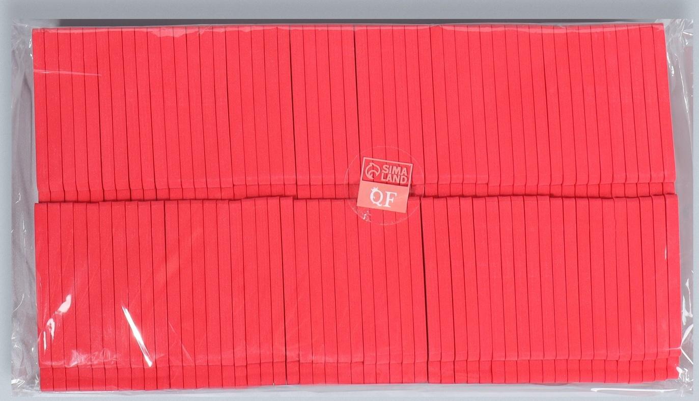 Набор разделителей для пальцев, 100 пар, красные