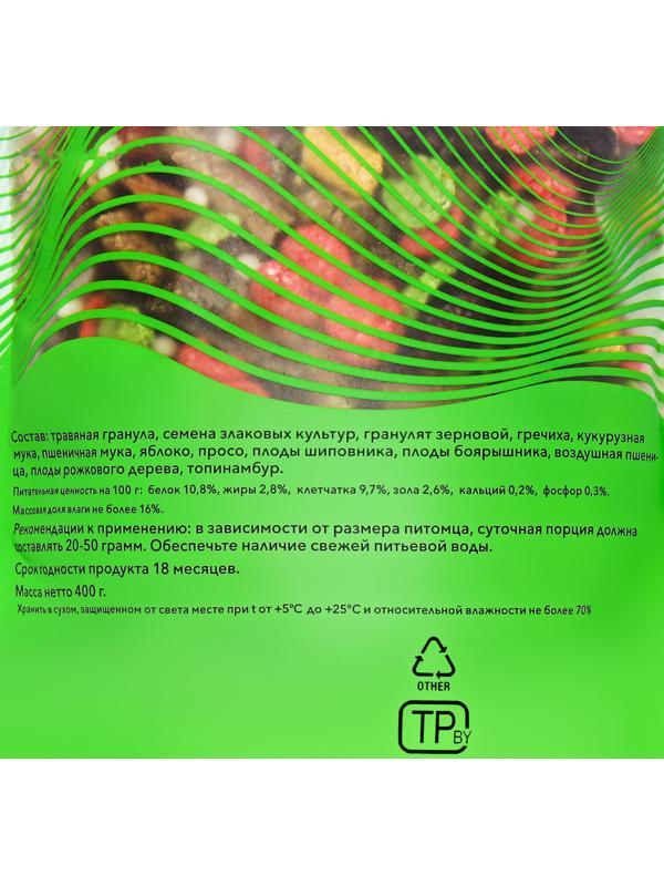 Smile King корм для шиншиллы, дой-пак пакет 400г