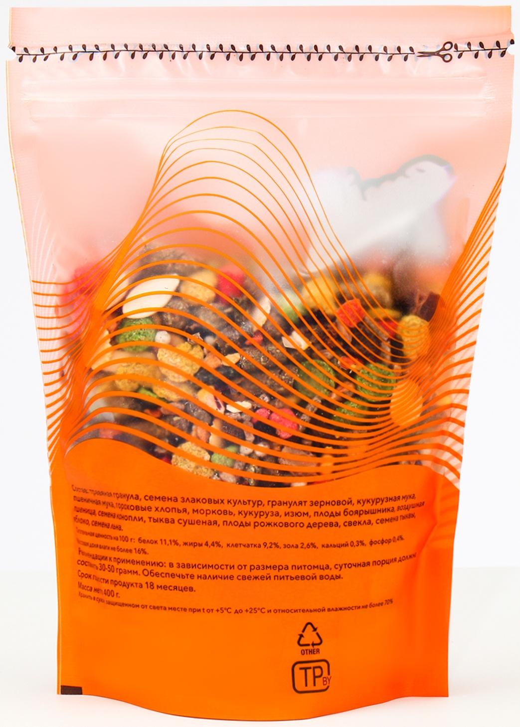 Smile King корм для морской свинки, дой-пак пакет 400г