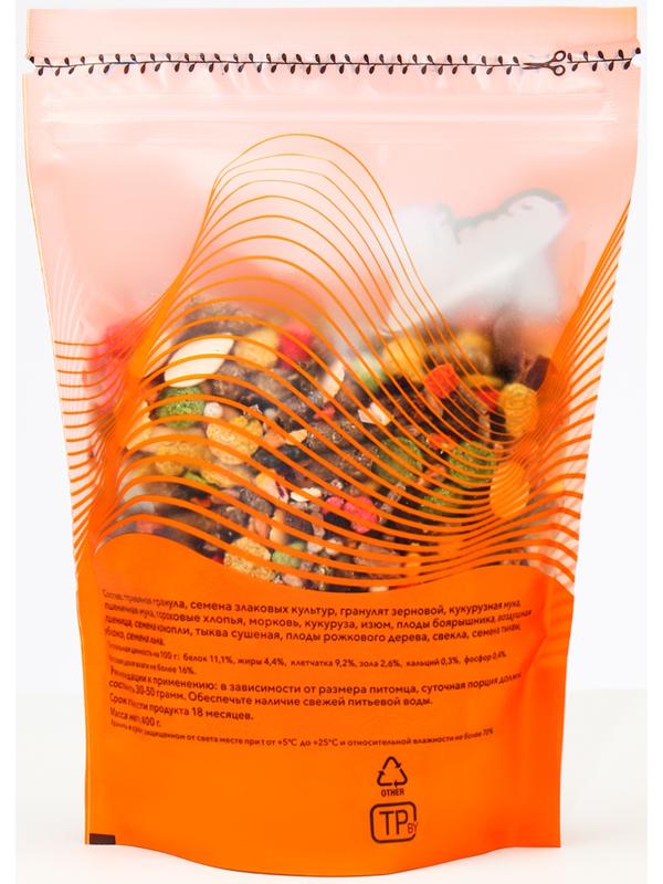 Smile King корм для морской свинки, дой-пак пакет 400г