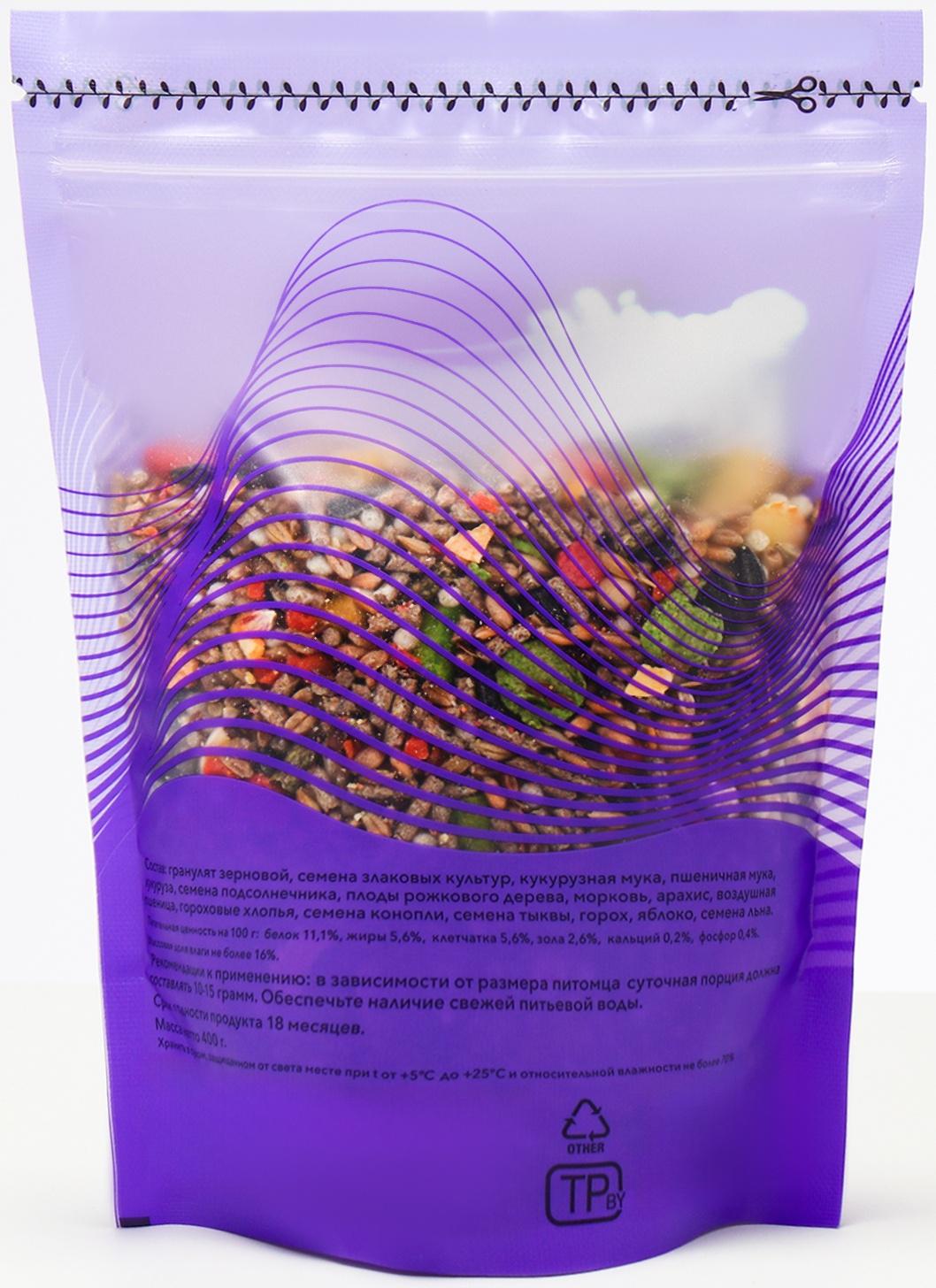 Smile King корм для хомяка, дой-пак пакет 400г