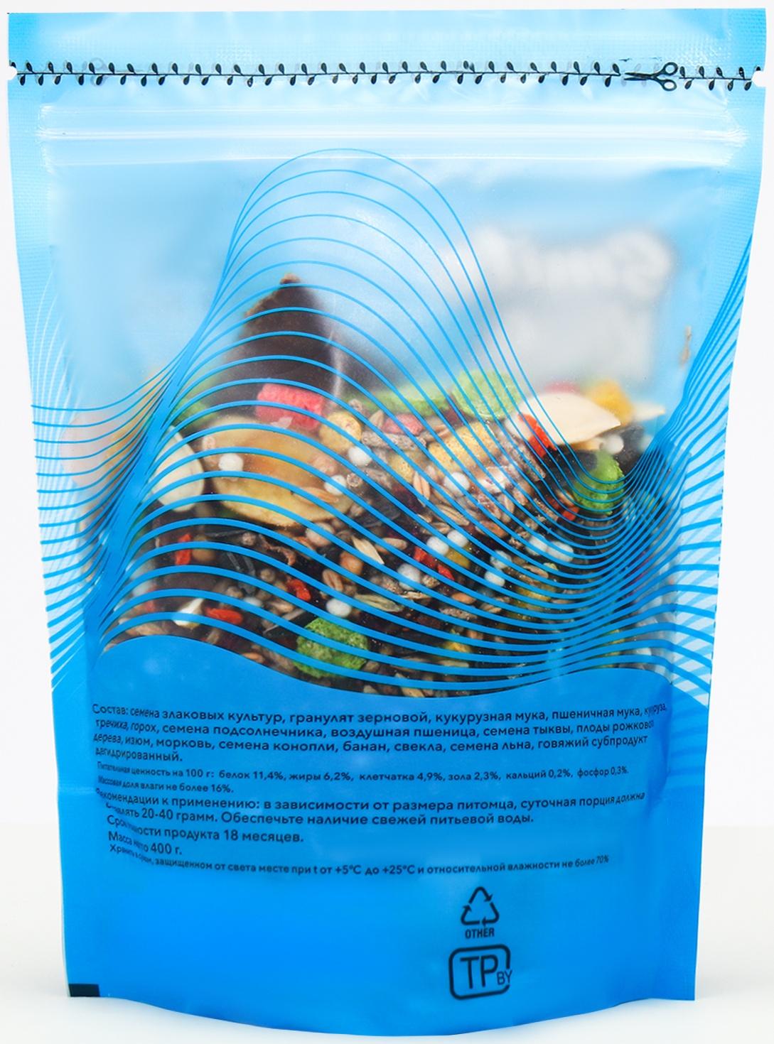 Smile King корм для крысы, дой-пак пакет 400г