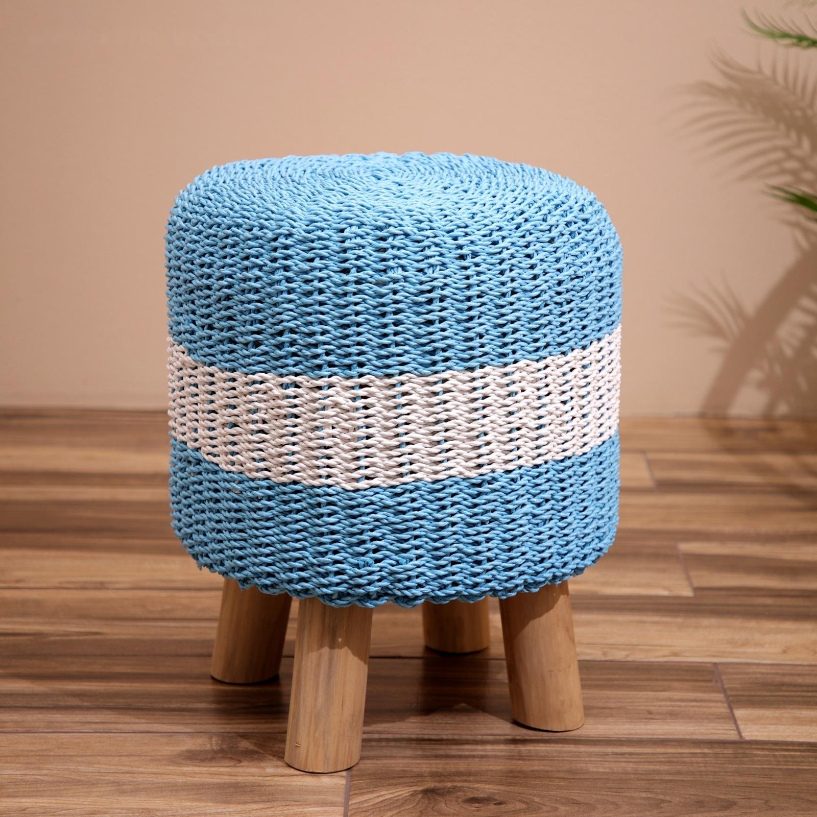 Табурет плетёный, 40×40×50 см