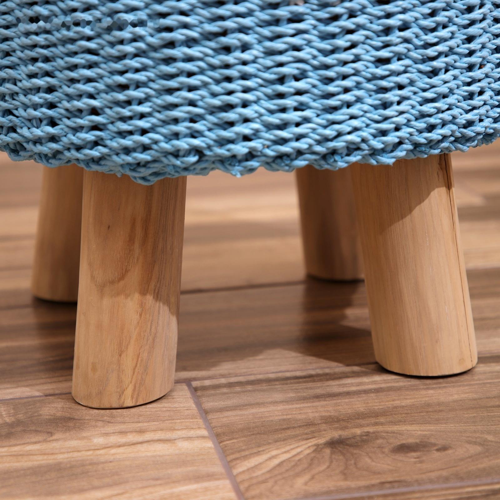 Табурет плетёный, 40×40×50 см