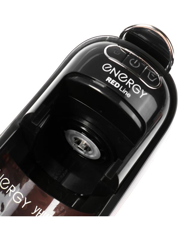 Кофеварка Energy EN-250-3, капсульная, 1400 Вт, 0.7 л, красная