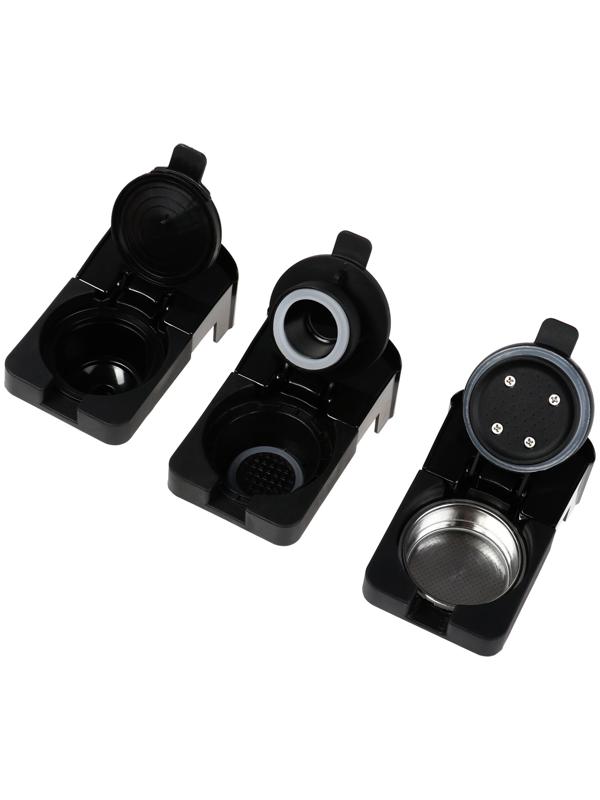 Кофеварка Energy EN-250-3, капсульная, 1400 Вт, 0.7 л, красная