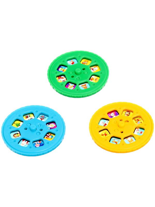 Игровой набор с проектором «Новогодний проектор», свет, 3 сказки