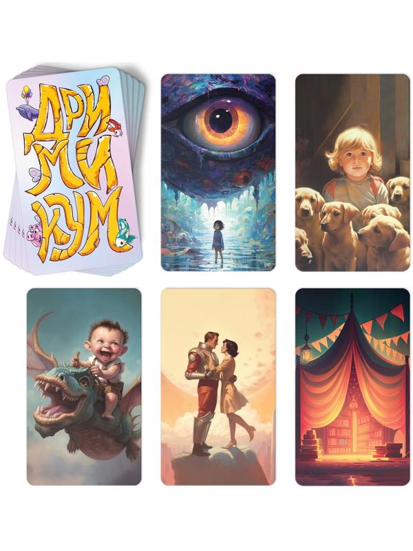 Настольная игра 3 в 1 «Что вы говорите? Дримикум. Ходилка-бродилка», 160 карт, 36 жетона, 6 фишек, 4 загубника, 7+