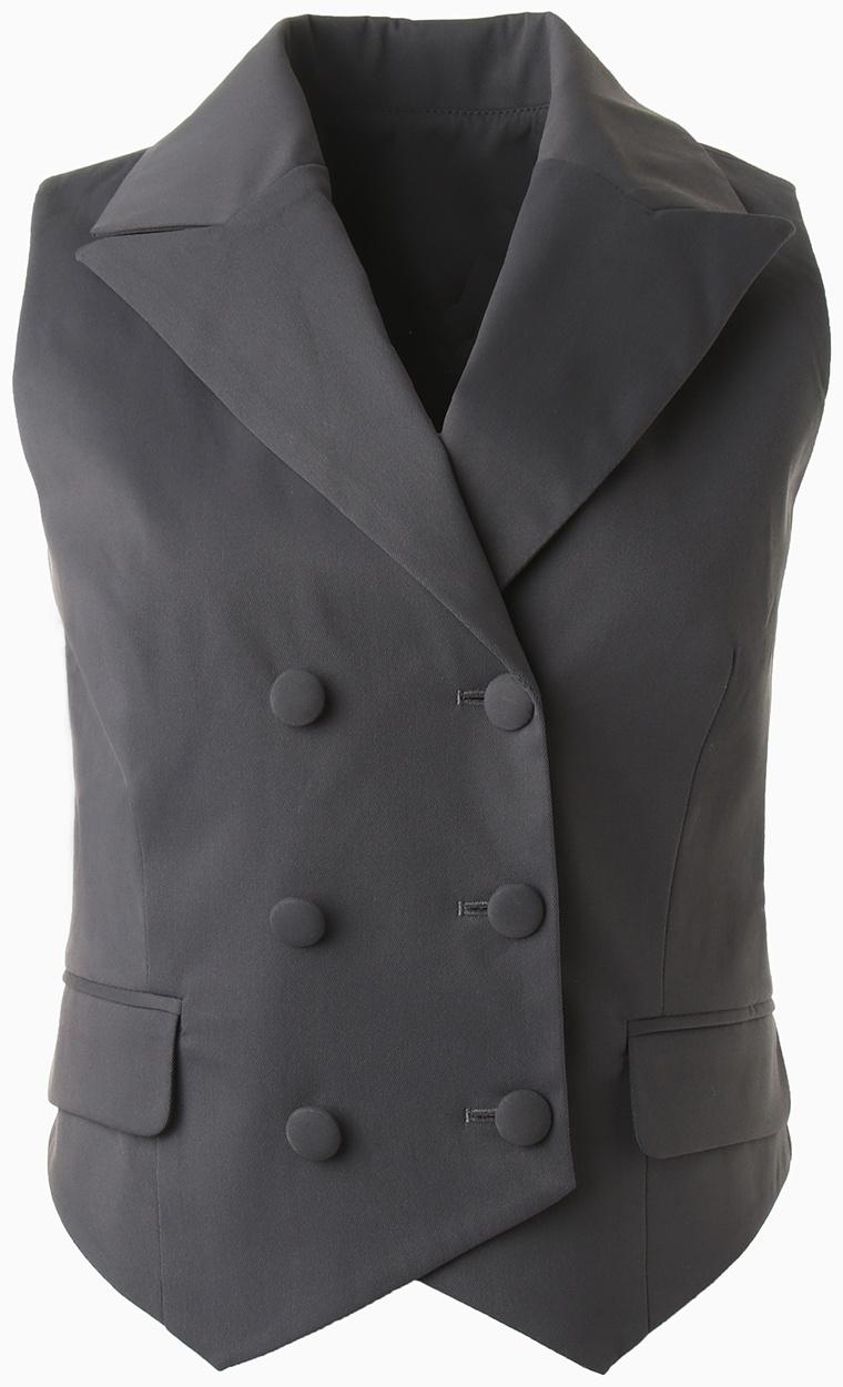 Жилет женский  MINAKU:Safari цвет графит, р-р 44