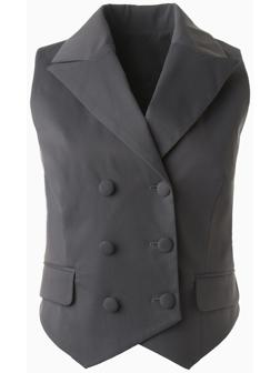 Жилет женский  MINAKU:Safari цвет графит, р-р 44