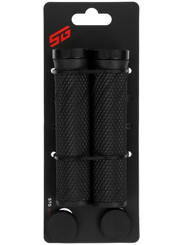 Грипсы STG SZ-056B, 135 мм, Lock-On, цвет чёрный