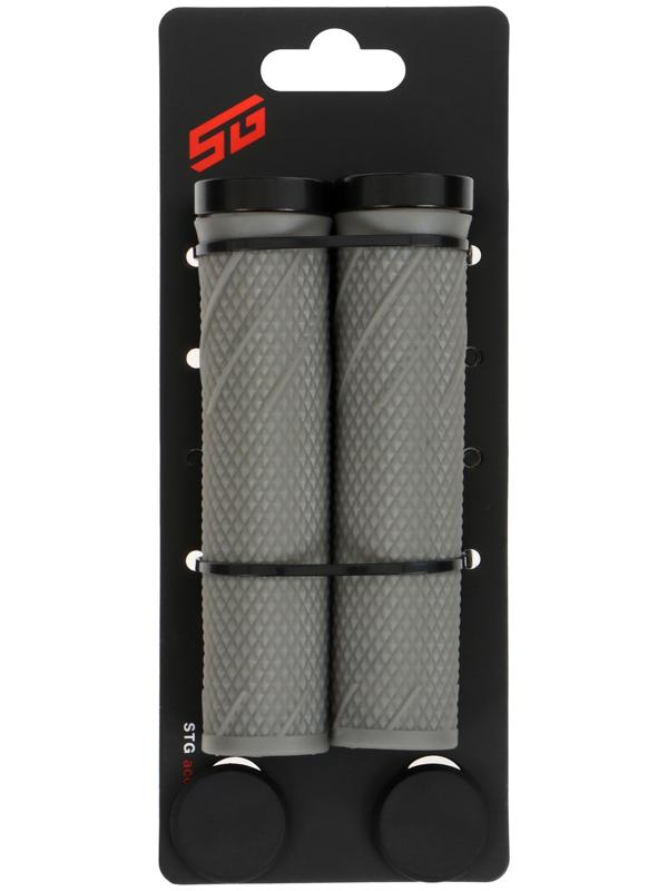 Грипсы STG SZ-056B, 135 мм, Lock-On, цвет серый