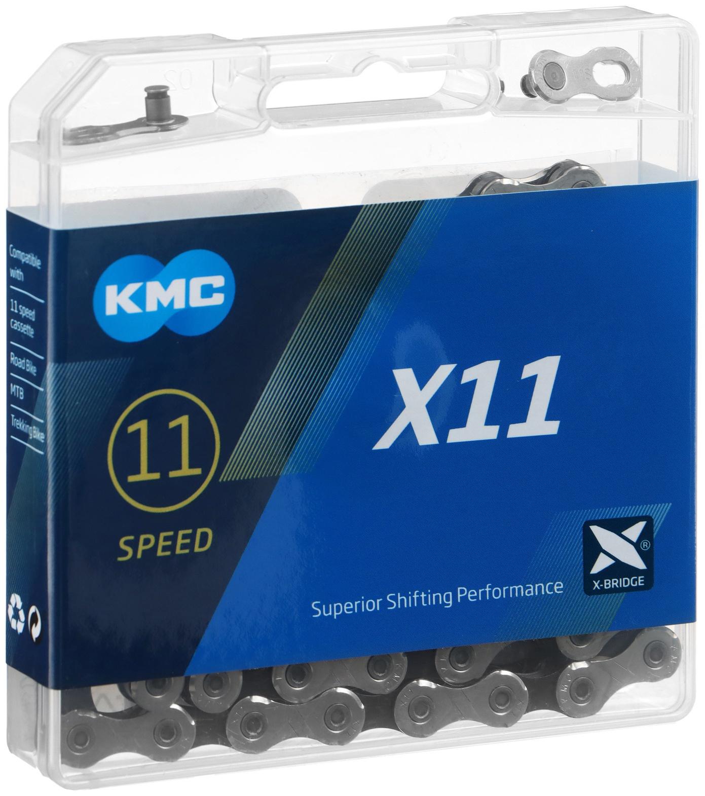 Цепь KMC X11, 11 скоростей, 118 звеньев