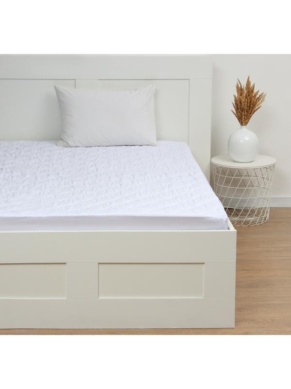 Наматрасник Этель Aquastop 200*200+25 см, на резинке, водонепроницаемый, микрофибра,100% п/э 1044875