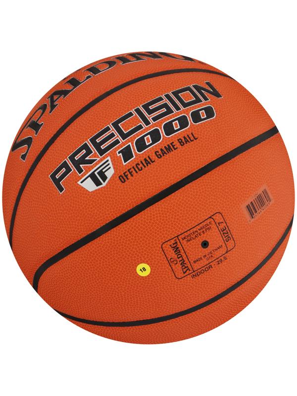 Баскетбольный мяч SPALDING TF-1000 Precision, 77526z, клееный, р. 7, microfiber PU