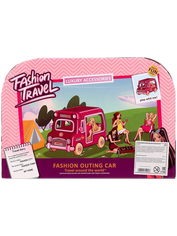 Игровой набор «Модное путешествие»: трейлер для путешествий, аксессуары, куклы, МИКС