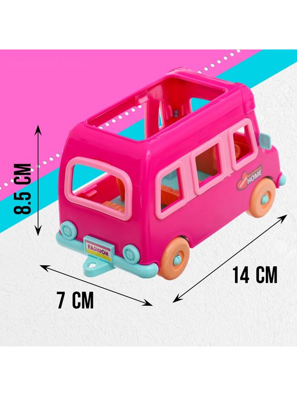 Игровой набор «Модное путешествие»: трейлер для путешествий, аксессуары, куклы, МИКС