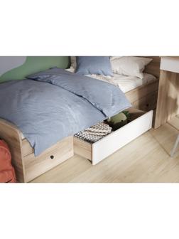 Ящик для кровати Киви, 892х432х204, Белый/Дуб делано