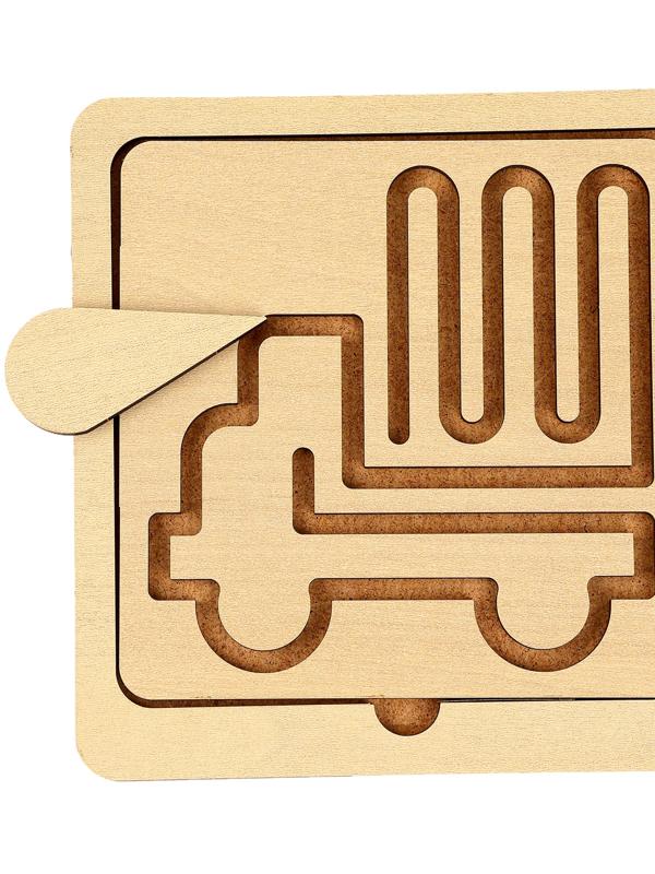 Развивающий набор нейротренажеров для детей «Межполушарные доски», 6 трафаретов