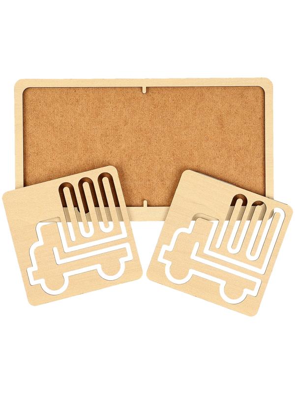 Развивающий набор нейротренажеров для детей «Межполушарные доски», 6 трафаретов