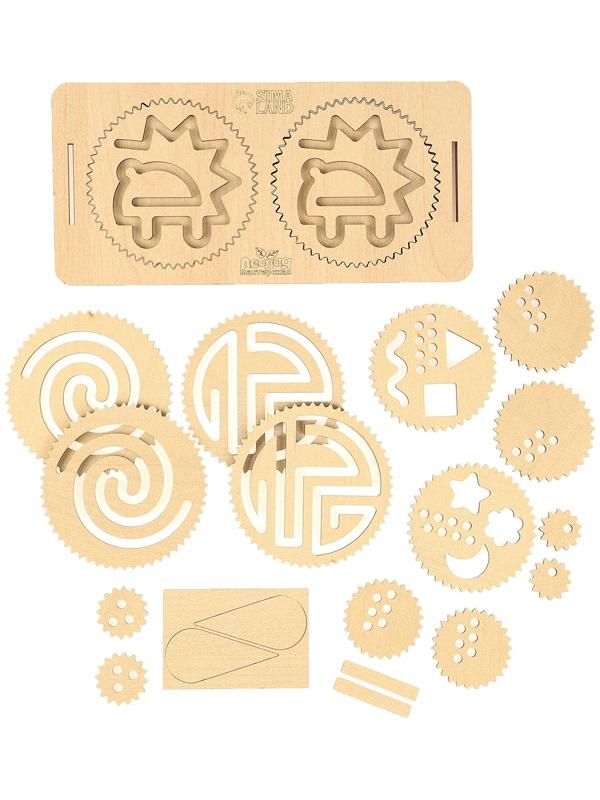 Развивающий набор нейротренажеров для детей «Межполушарные доски со спирографом»