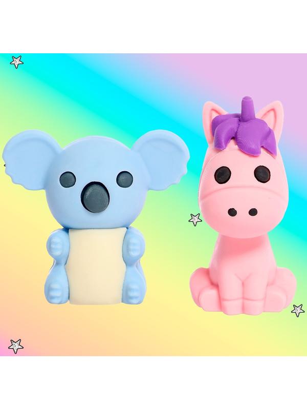 Игровой набор ластиков «Зверушки», 5 шт., МИКС