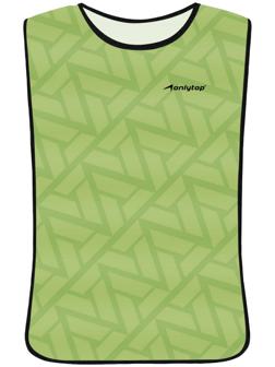 Манишка футбольная на резинке ONLYTOP Triangle, р. 50-56, цвет зелёный