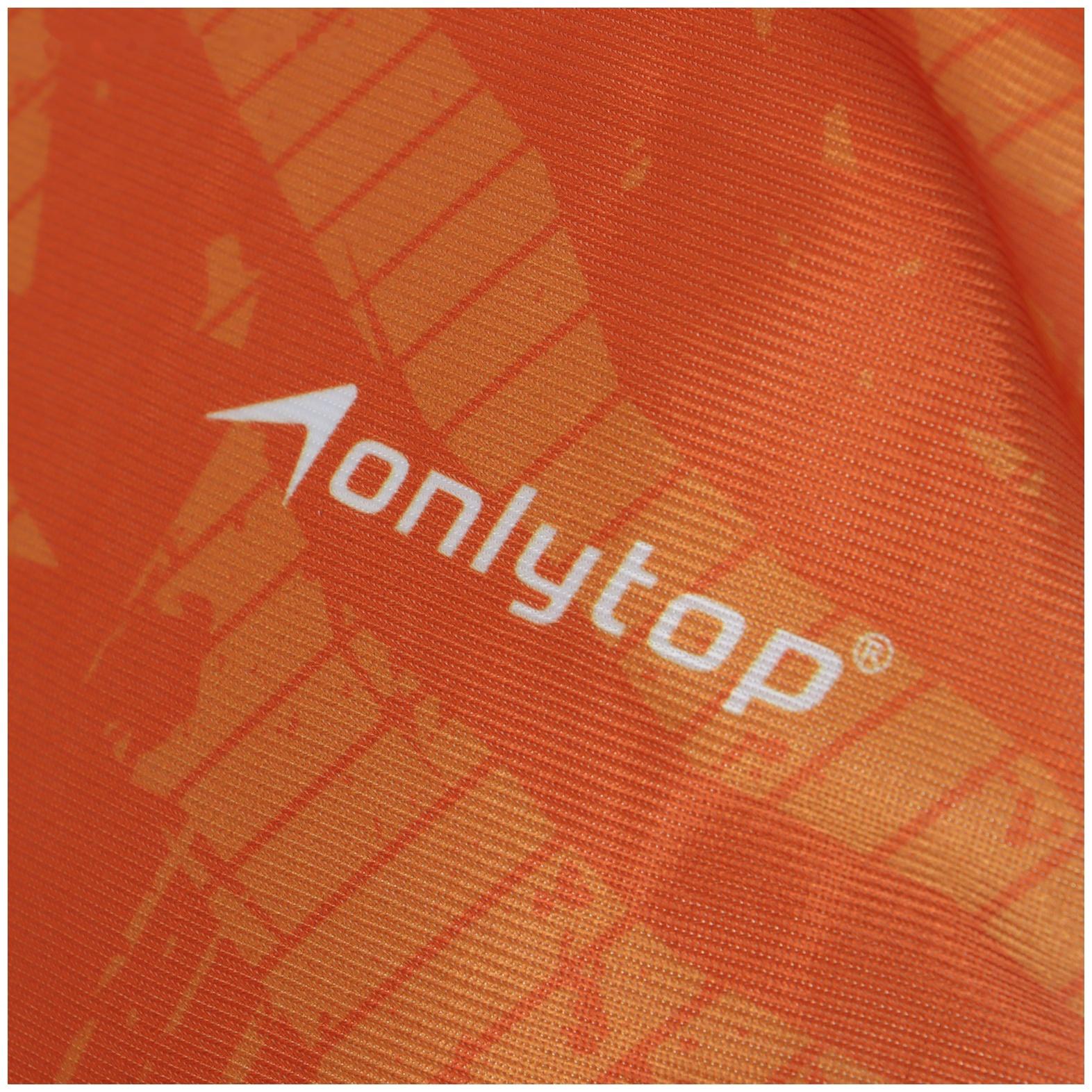 Манишка футбольная на резинке ONLYTOP Print, р. 50-56, цвет оранжевый