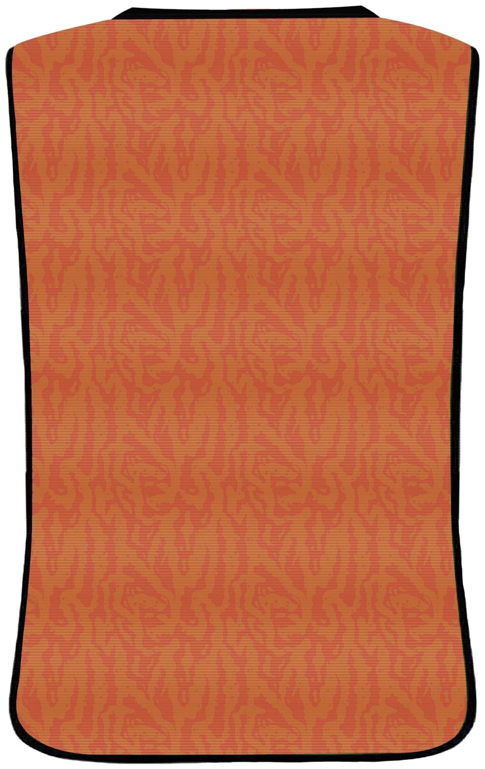 Манишка футбольная детская на резинке ONLYTOP Print, р. 36-40, цвет оранжевый