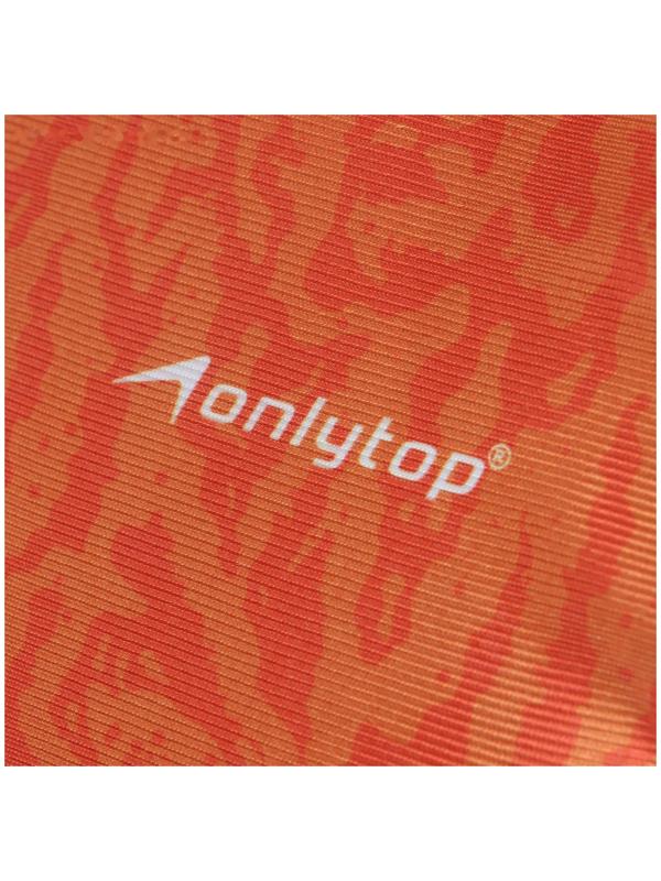 Манишка футбольная детская на резинке ONLYTOP Print, р. 36-40, цвет оранжевый