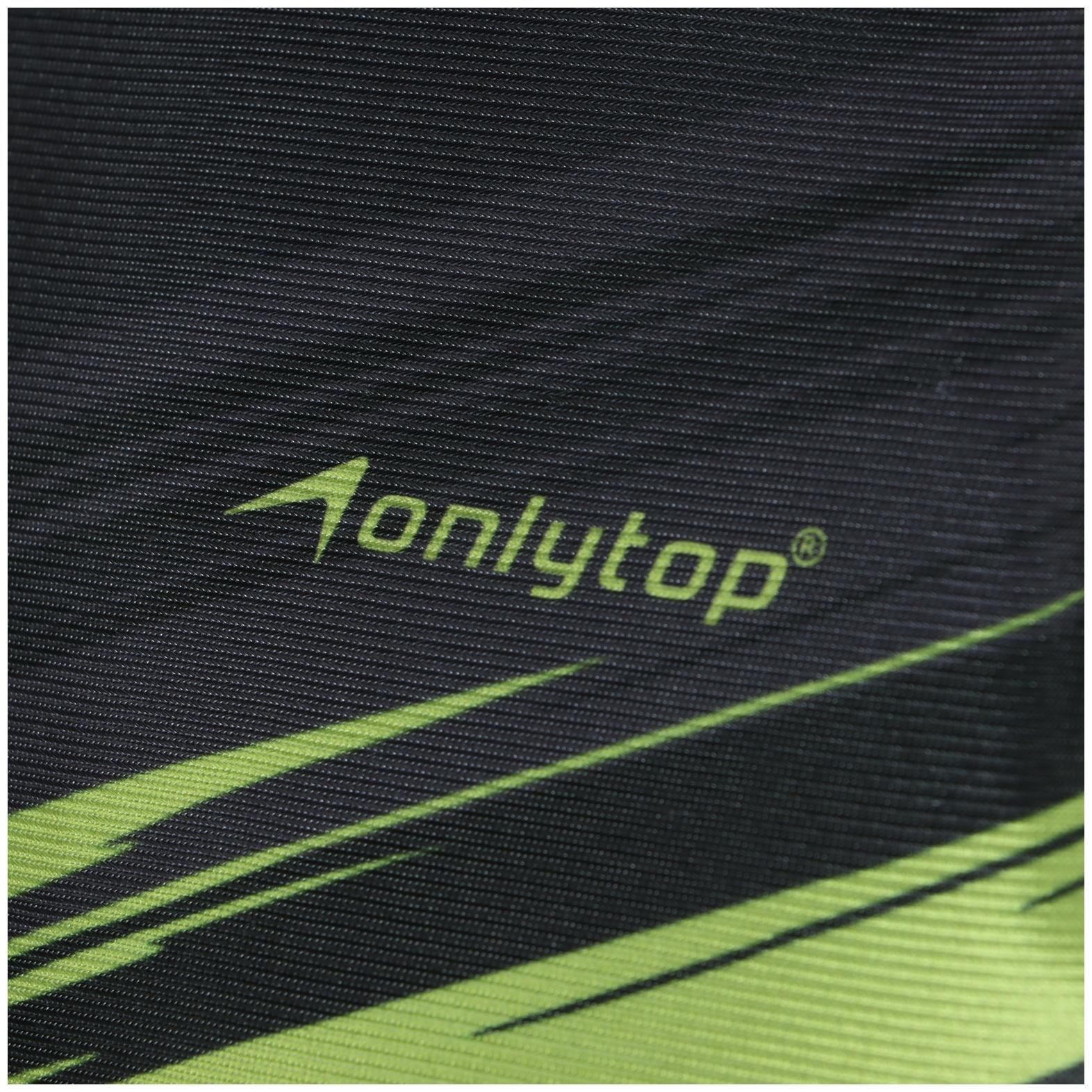 Манишка футбольная детская на резинке ONLYTOP Checkmark, р. 36-40, цвет зелёный