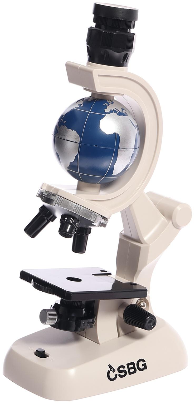 Микроскоп, с планетой, держатель для телефона, подсветка, увеличение x100, x400, x1200