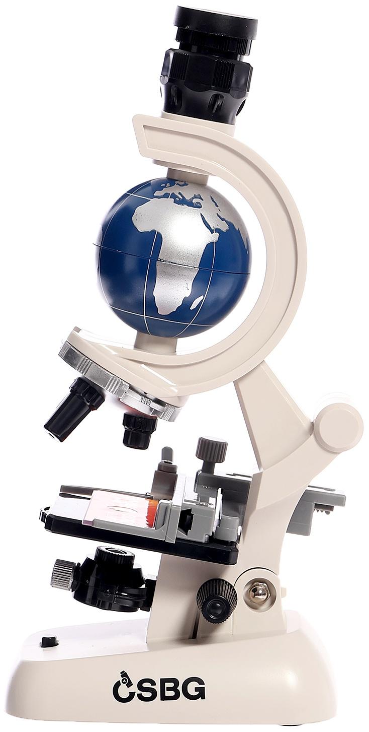 Микроскоп, с планетой, держатель для телефона, подсветка, увеличение x100, x400, x1200