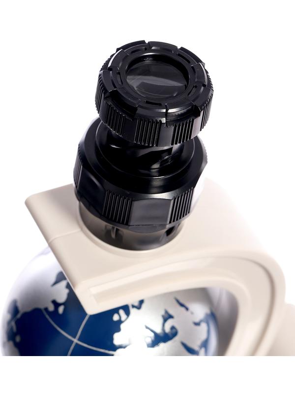 Микроскоп, с планетой, держатель для телефона, подсветка, увеличение x100, x400, x1200